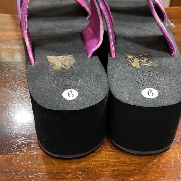 Urban Outfitters Ava Tie Dye Platform Sandals - Picture 9 of 10